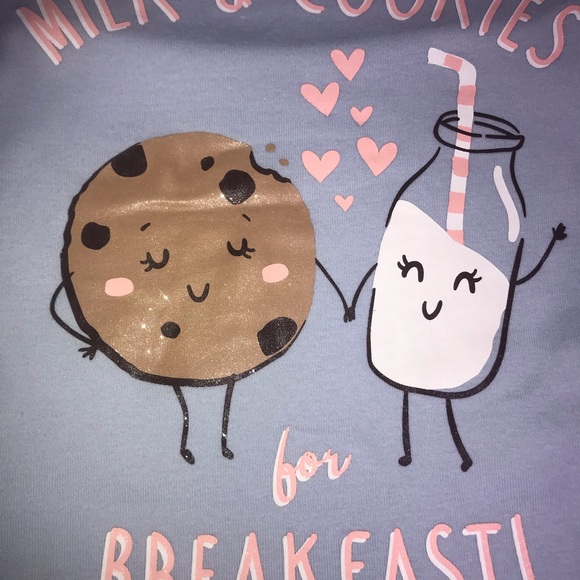 NWT 12m cookies & milk breakfast carters pajamas girls layette easter christmas - Picture 10 of 11